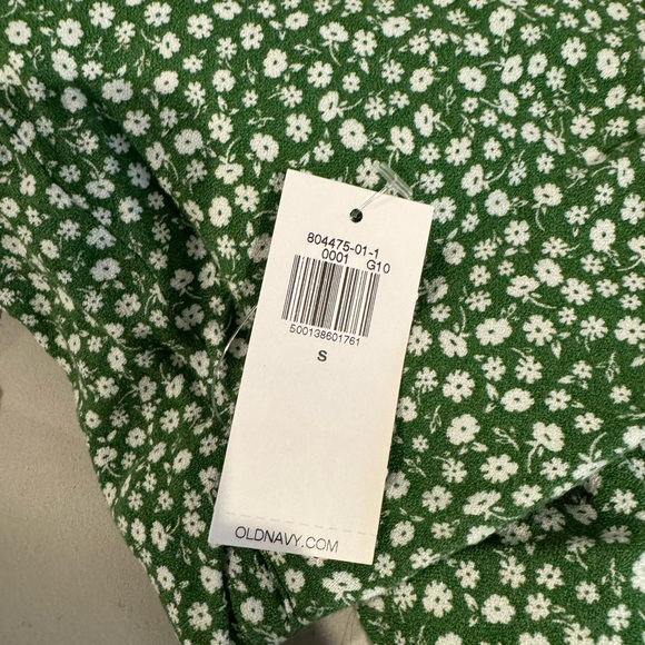 Old Navy High-Waisted Crepe Mini Skirt Green Floral | Size Small | NWT - Picture 5 of 5
